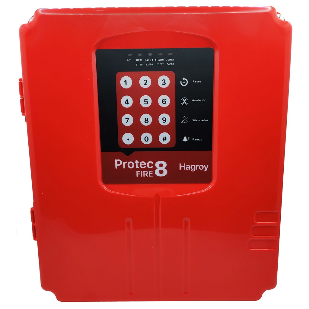 Panel control de alarma 8 zonas