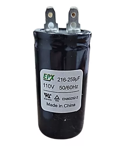 Capacitor 216 - 259 UF 110VAC 50/60Hz