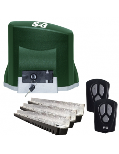 Kit de Motor 1/3HP + 3Mts. Cremallera + 2 Controles + 2 Imanes de fin de curso