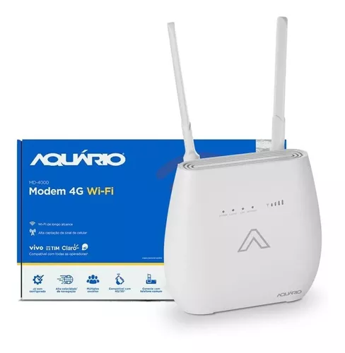[MC4GFL] MODEM CELULAR 4G/WIFI MD-4000 AQUARIO